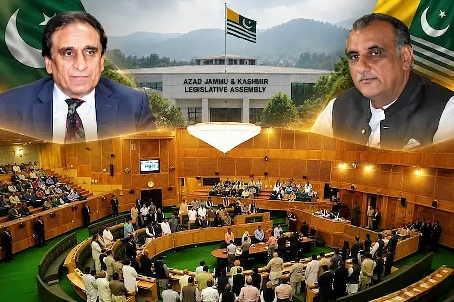 Najeeb Naqi and Latif Akbar are contesting the PoK presidential election on September 24. - X