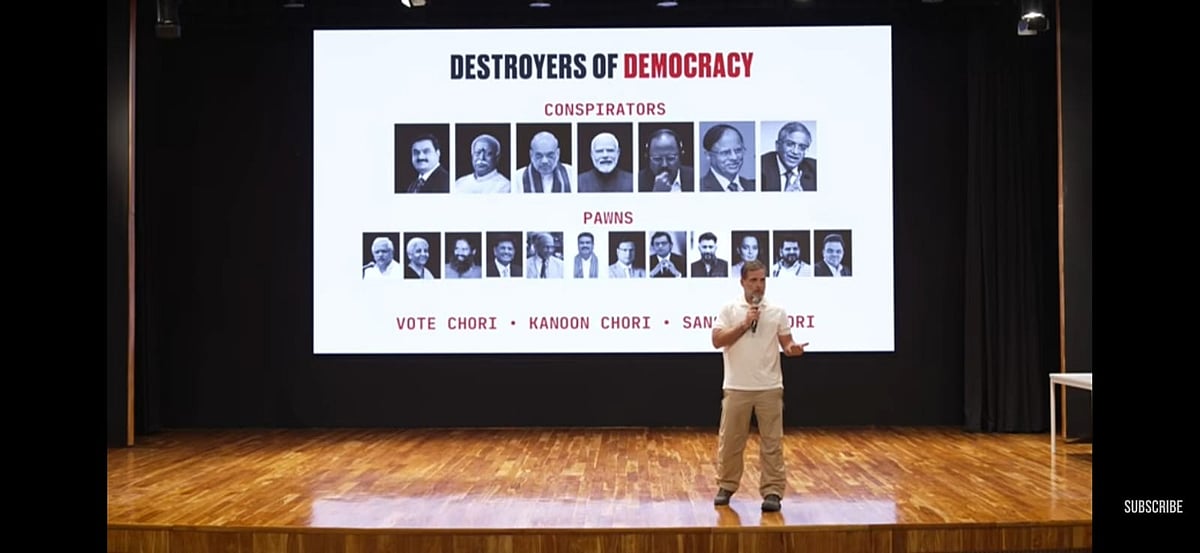 Rahul Gandhi Alleges Vote-Rigging, Attacks ECI - Youtube
