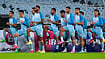 India Gear Up For High-Profile Friendlies Against Panama Before They Take On Brazil And Uruguay | Photo: PTI/Swapan Mahapatra : File photo of the Indian national football team captain Sunil Chhetri with teammates before the FIFA World Cup 2026 qualifier match between India and Kuwait, in Kolkata.