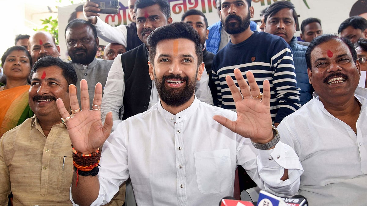 NDA Ally Chirag Paswan  - PTI