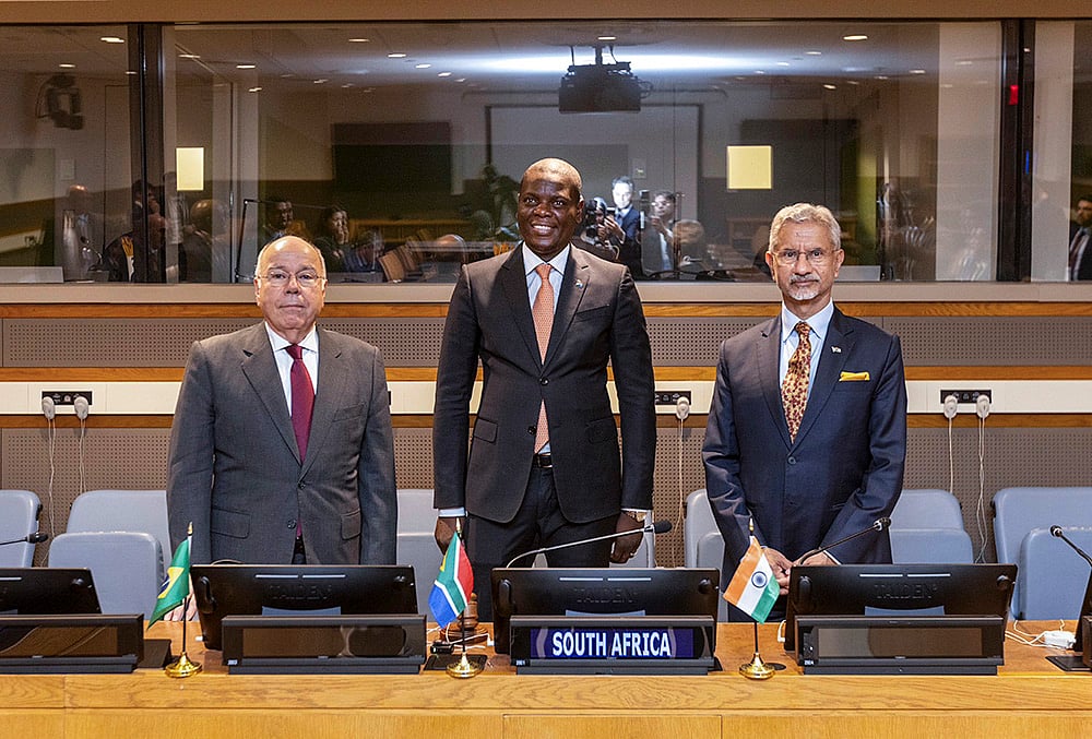 S Jaishankar during 81st United Nations General Assembly