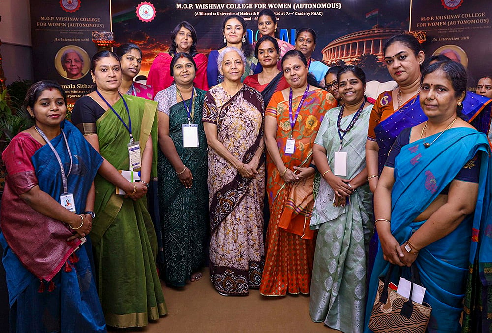 Nirmala Sitharaman in Chennai