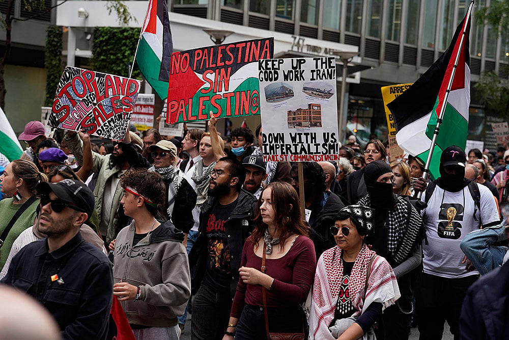 Protest against Benjamin Netanyahu