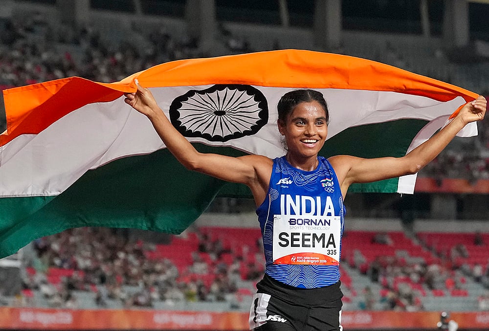 India at Asian Games 2026 womens 10,000m final Seema kumari