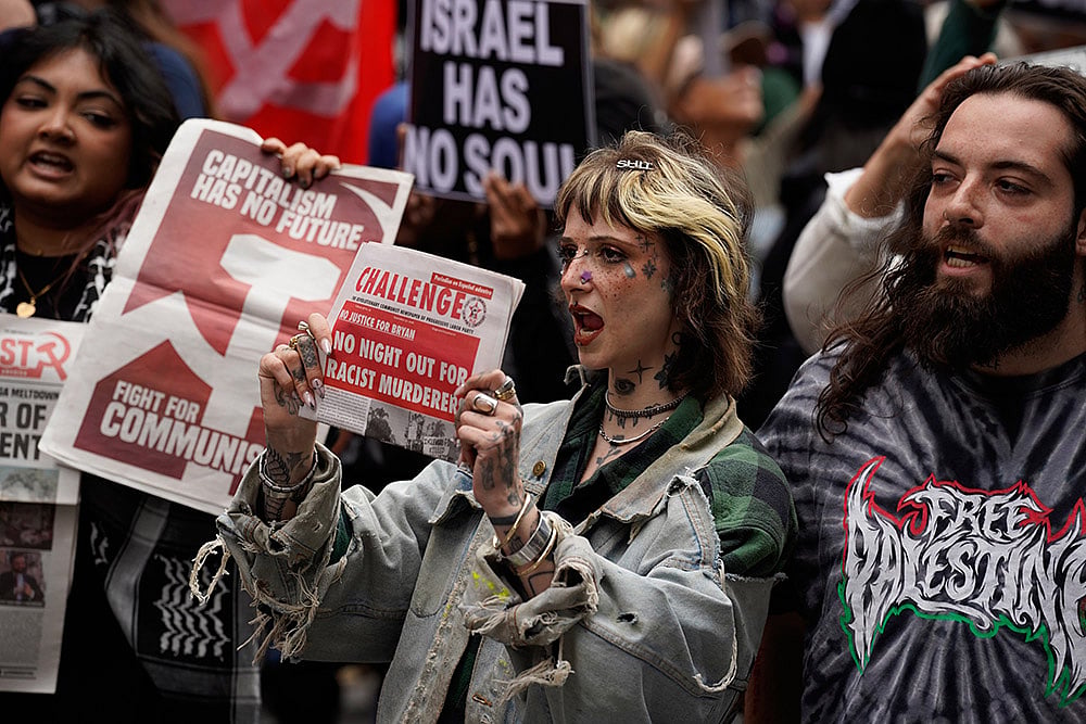 Protest against Benjamin Netanyahu