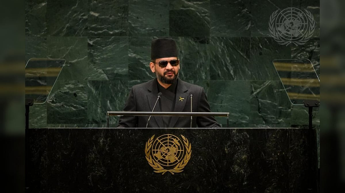 Nepal’s Prime Minister Balendra Shah  - X@Journal_UN_ONU