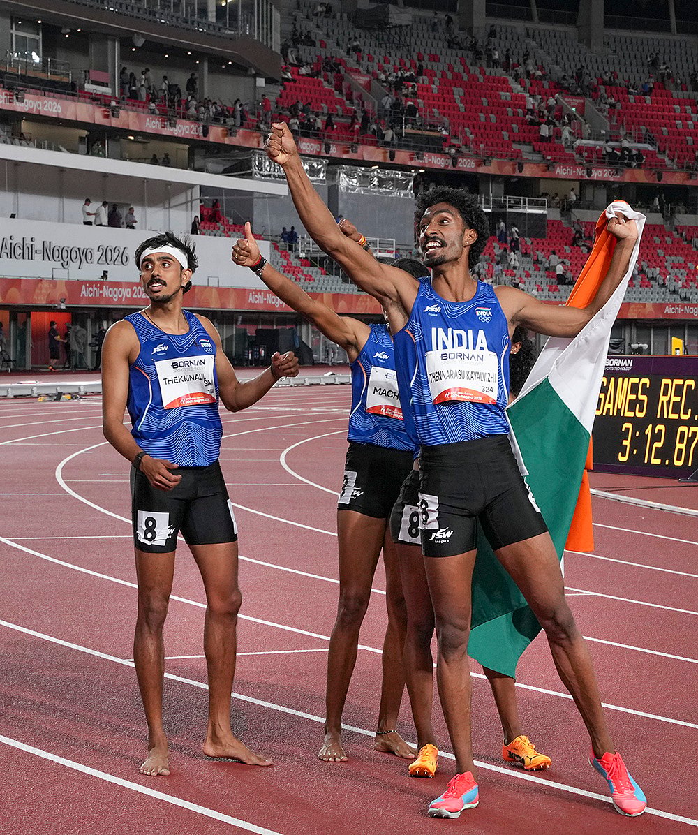India at Asian Games 2026 india win silver medal in the 4x400m mixed relay 