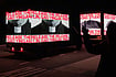 | Photo: AP/Jose Luis Magana : Demonstrators driving billboards project the faces of jailed activists during a protest against China's President Xi Jinping outside of the National Gallery of Art building Wednesday, Sept. 23, 2026, in Washington.