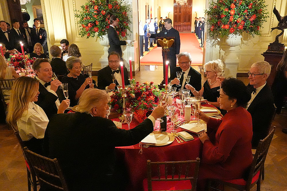 Donald Trump Xi Jinping state dinner