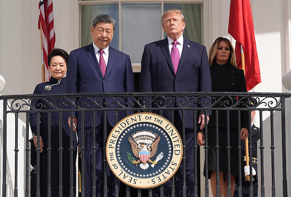 Trump Xi at white house