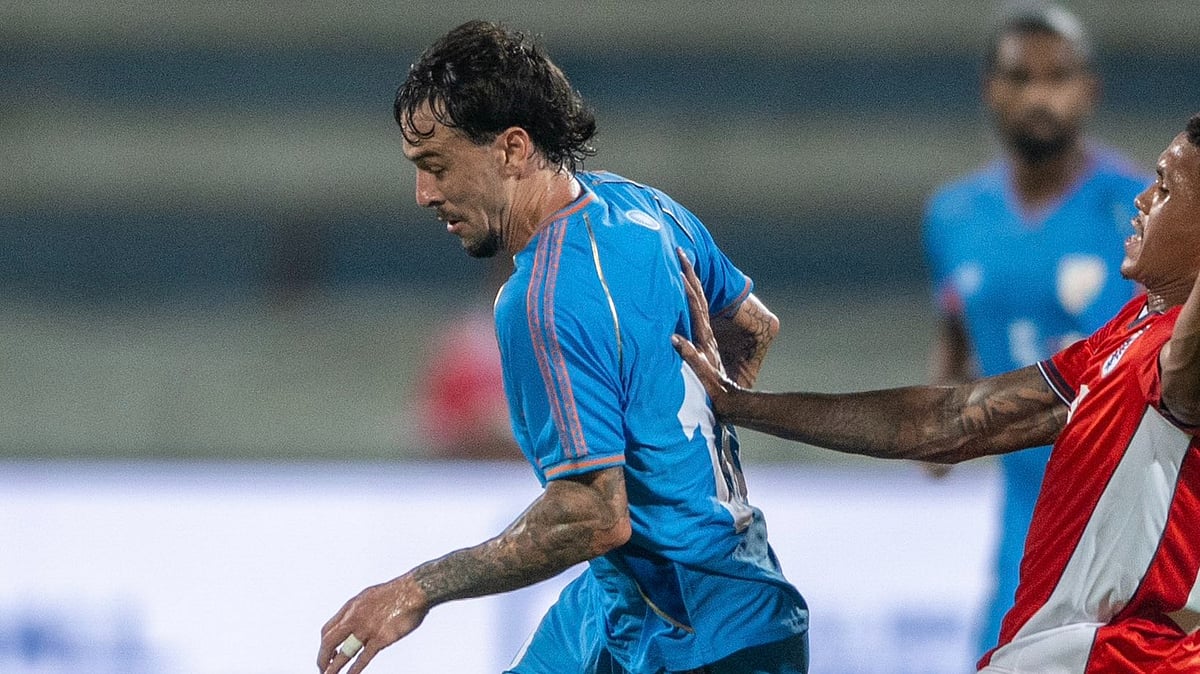 Ryan Williams in action against Panama at Sree Kanteerava Stadium in Bengaluru.  - IndianFootball/X
