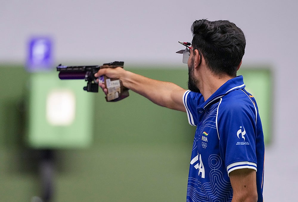 India at Asian Games 10m air pistol mixed team event final highlights-Kamaljeet 