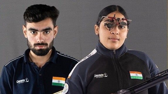 Kamaljeet And Suruchi Inder Singh - | Photo: X/SAI_MEDIA