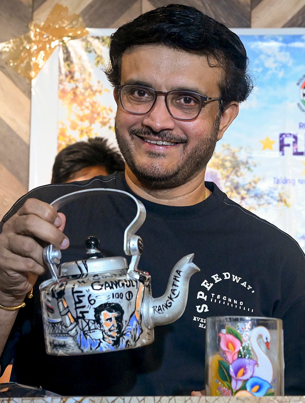 Sourav Ganguly meets children from Puducherry
