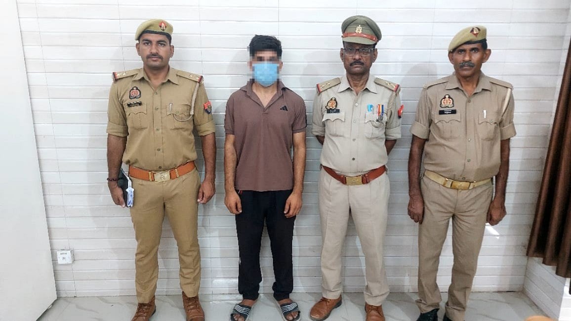 Agra Police arrested Ajayveer Singh - X@agrapolice