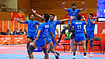 Asian Games Day 8 Highlights: Tajinderpal Toor Clinches Silver; Men's And Women's Kabaddi Team Win Gold Medals | Photo: AP/Mark Baker : Indian players celebrate after defeating Iran in the men's kabaddi final at the Asian Games in Tokai City, Japan, Saturday, Sept. 26, 2026.