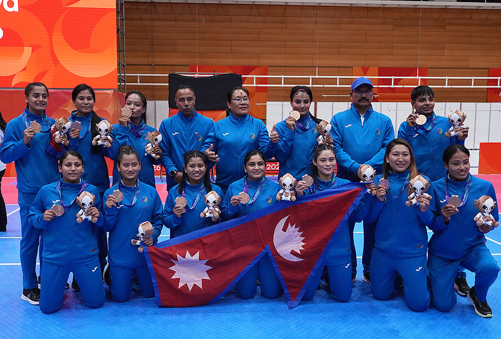 Asian Games 2026 Bronze medalist, team Nepal