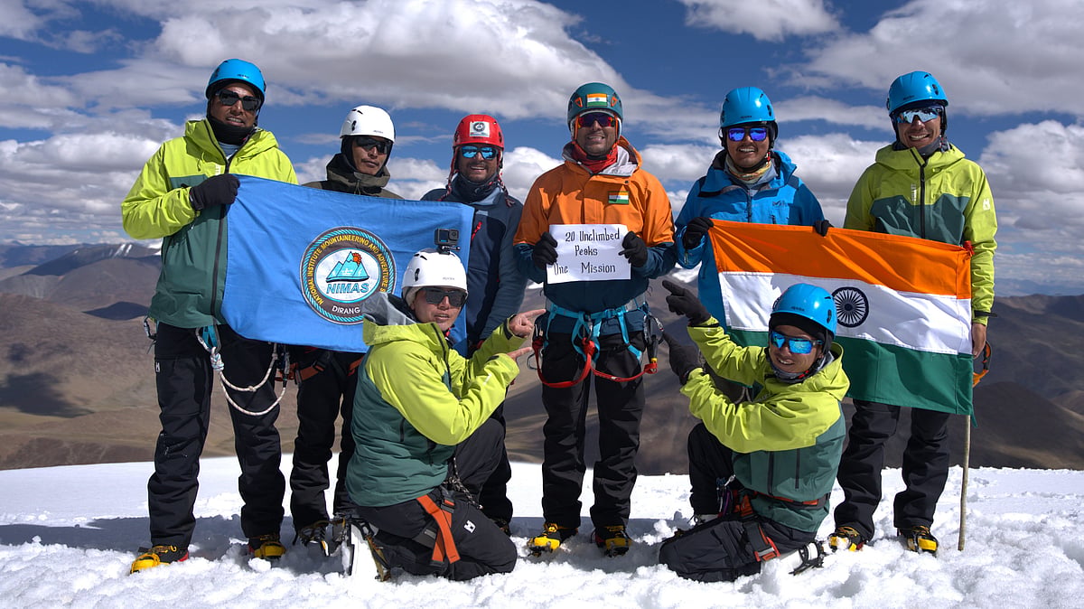 A 20-member NIMAS team led by Colonel Ranveer Singh Jamwal climbed 20 previously unclimbed peaks in Ladakh. - File