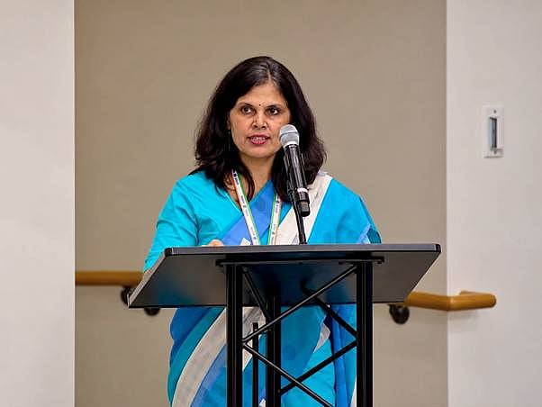 Union Health Secretary Punya Salila Srivastava speaking at the UN High-Level Meeting on Pandemic Prevention, Preparedness and Response in New York - null