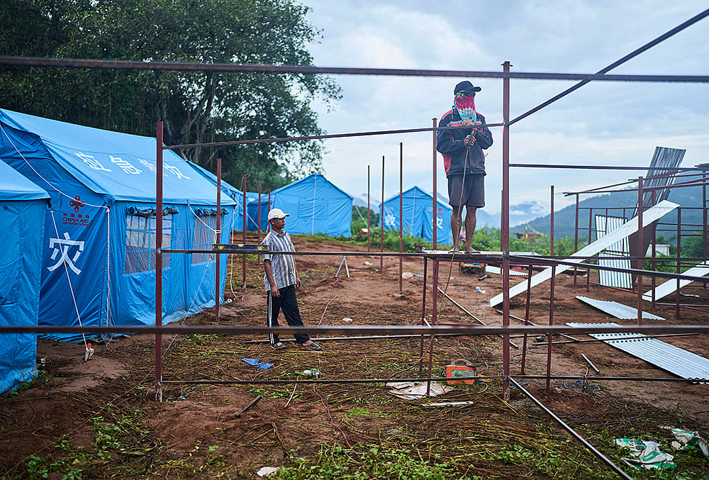 Nepal floods aftermath