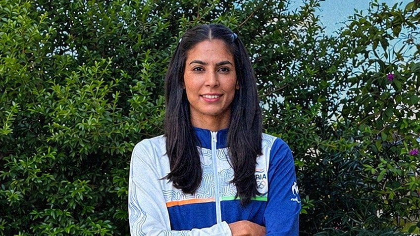 Prachi Chaudhary claimed a surprise bronze medal in the women's 400m final with a time of 53.21 seconds. - IIS_Vijayanagar/X
