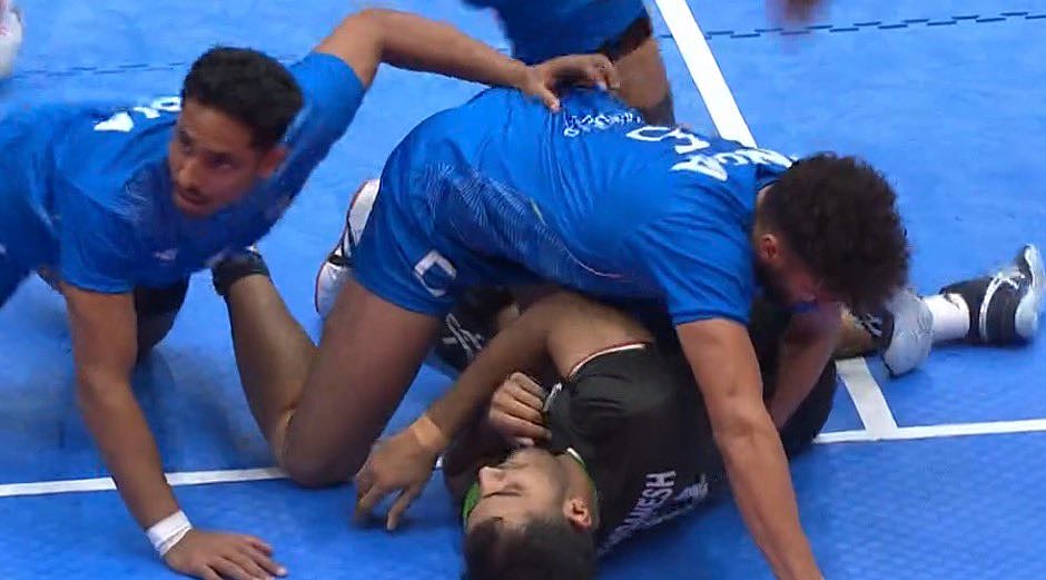 India Men's Kabaddi Team - | Photo: Sonyliv (Screengrab)