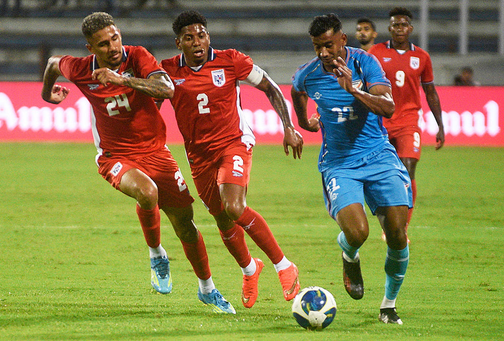 india vs panama friendly football highlights-Indias Ashique Kuruniyan