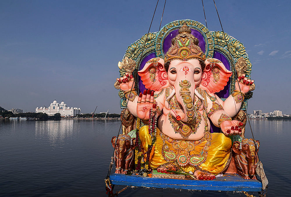 Ganesh Visarjan in Hyderabad