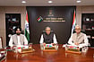 ECI : CEC Gyanesh Kumar with Election Commissioners SS Sandhu and Vivek Joshi