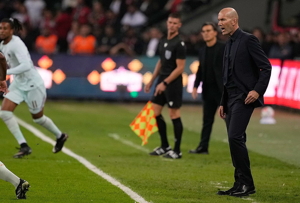Turkey vs France Nations League Soccer highlights-Frances coach Zinedine Zidane