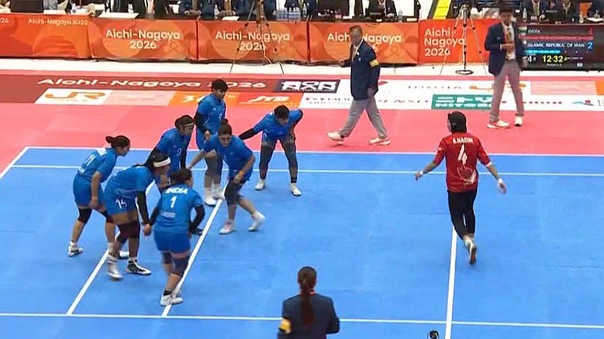 India Vs Iran women's final Asian Games  - | Photo: Sonyliv (Screengrab)