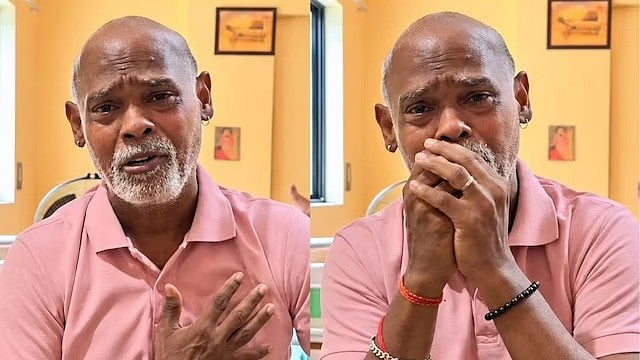 Vinod Kambli shared a video from old-age home - | Photo: X