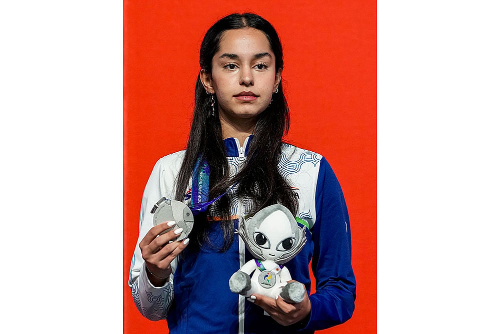 Anahat Singh Asia Games Silver medal