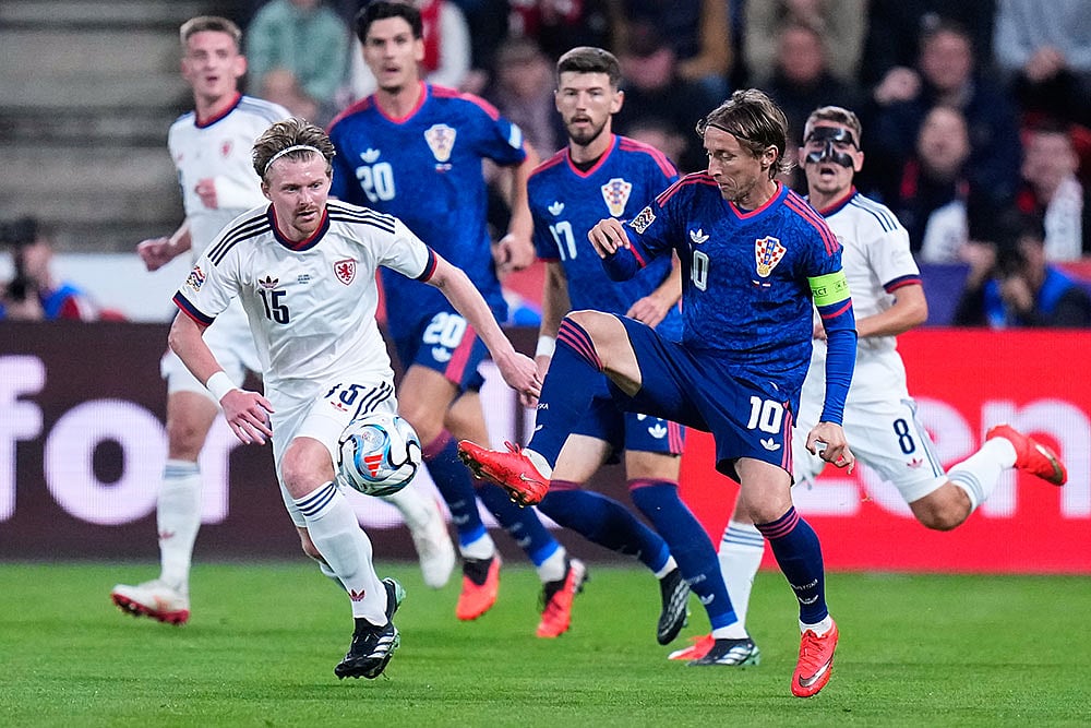 Croatia Czechia Nations League Soccer