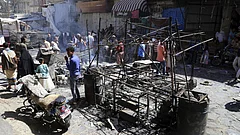 Displaced Yemenis Shelter At A Makeshift Camp In Taiz Province - | Reuters
