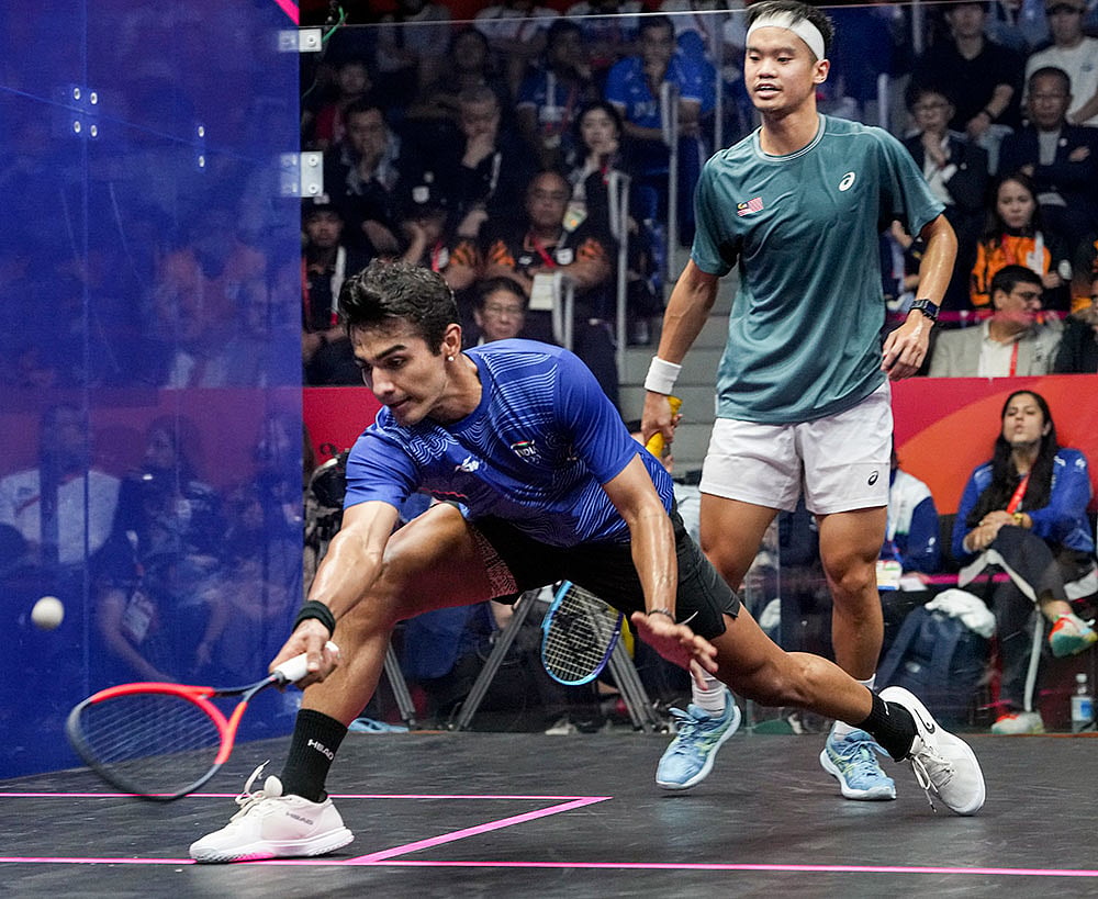 Asian Games 2026 Squash Eain Yow Ng vs Abhay Singh