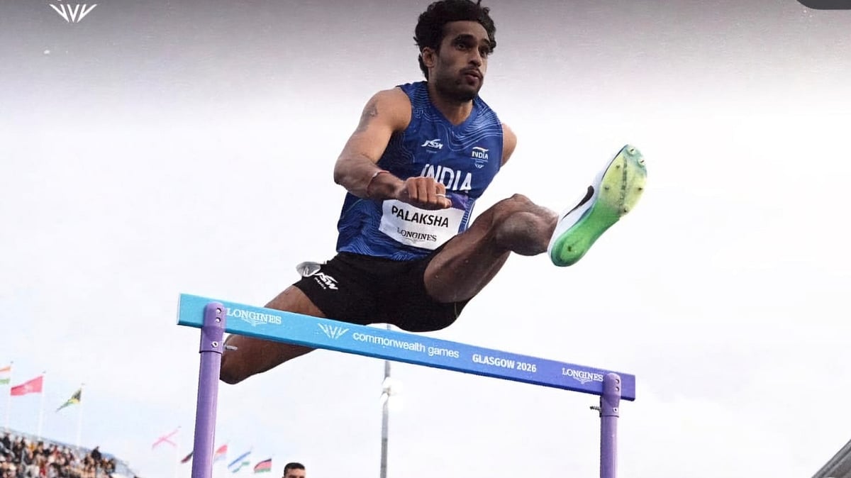 Indian Hurdler Yashas Palaksha  in 400m Hurdles at Commonwealth Games 2026 - Indian Olympic Association