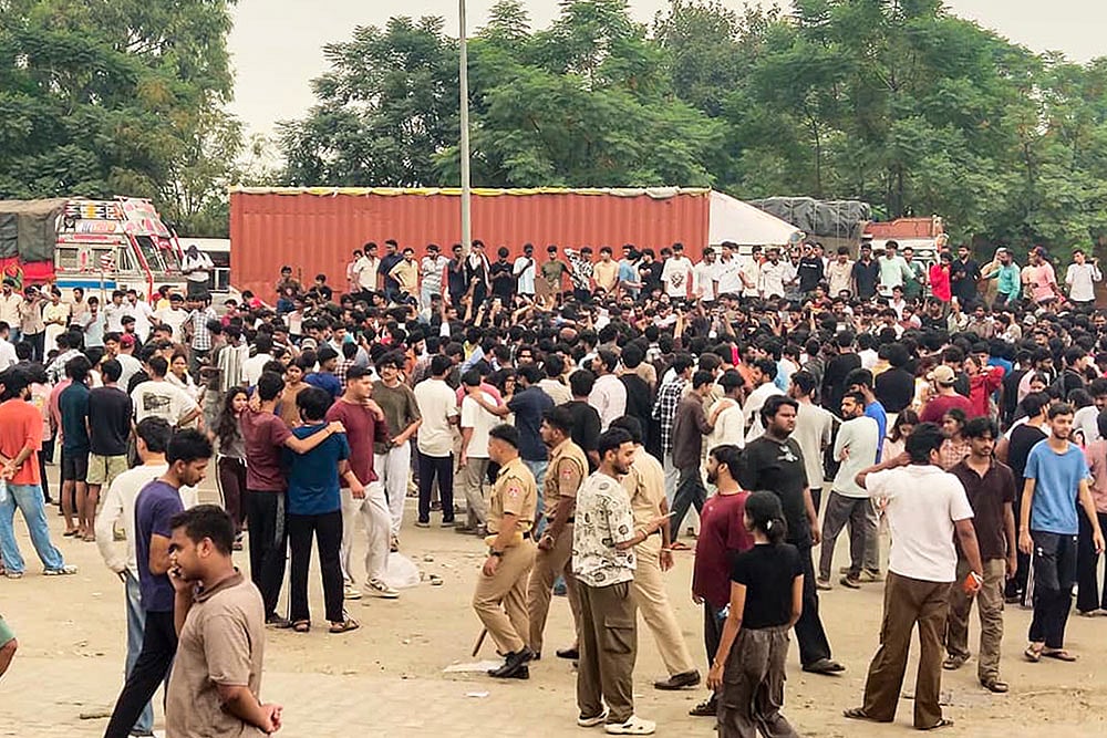Students protest at private Punjab university