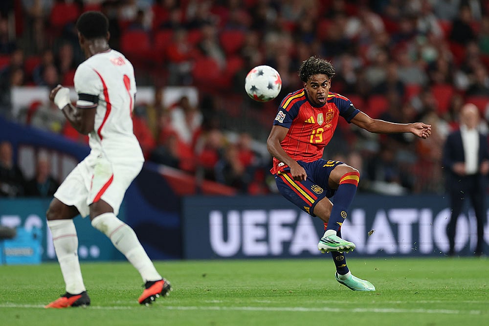 UEFA Nations League: England vs Spain Lamine Yamal