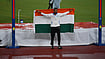 afiindia/X : Sarvesh Kushare celebrates after winning men's high jump silver medal in Asian Games 2026. 