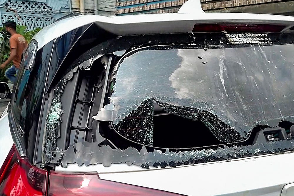 Mamata camps TMC MLA claims car attacked twice in 2 days