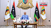  | Libyan Arab Armed Forces (LAAF) : Khalifa Haftar, Commander of the Libyan Arab Armed Forces (LAAF), Sits At The General Command Headquarters In Eastern Libya