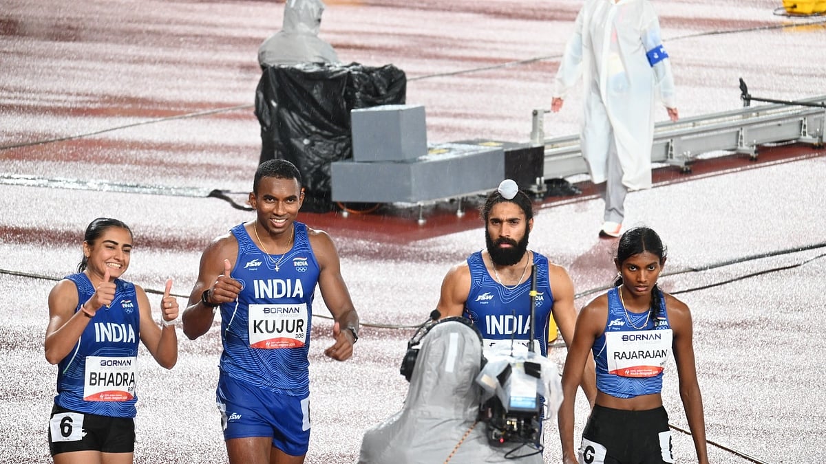 India reached the 4x100m mixed relay final at the Asian Games in Nagoya. - afiindia/X