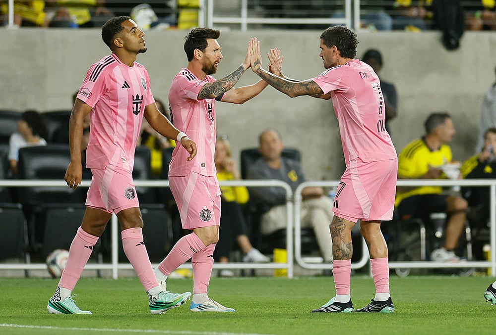 Inter Miami Vs Columbus Crew MLS 2026 highlights—Lionel Messi scores a goal