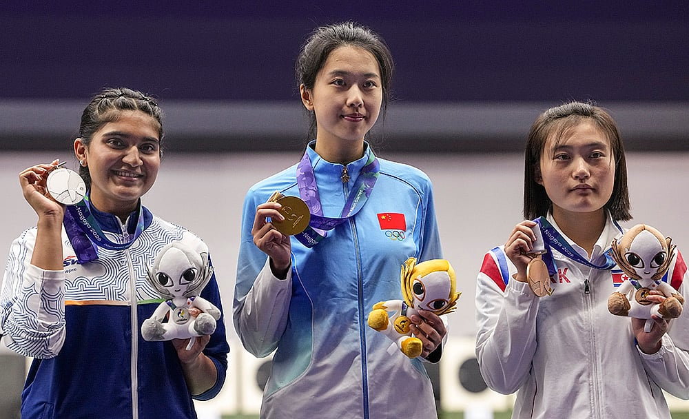 India at Asian games shooting womens 25m pistol Esha Singh