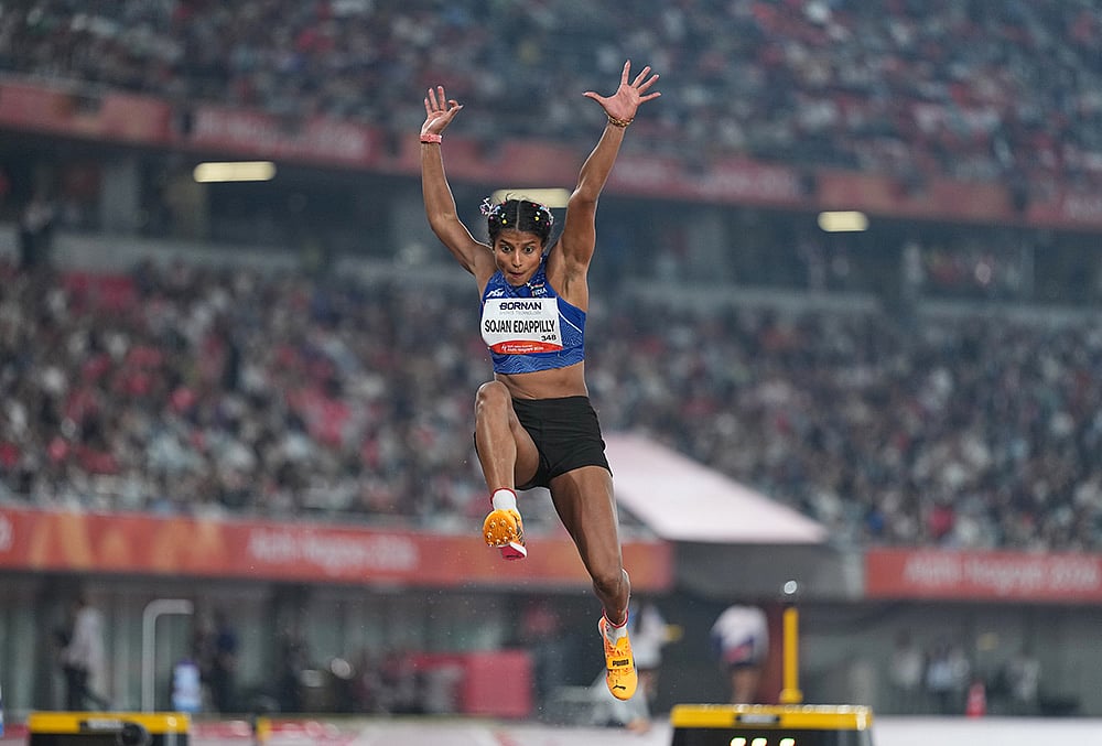 India at Asian Games womens long jump Ancy Sojan