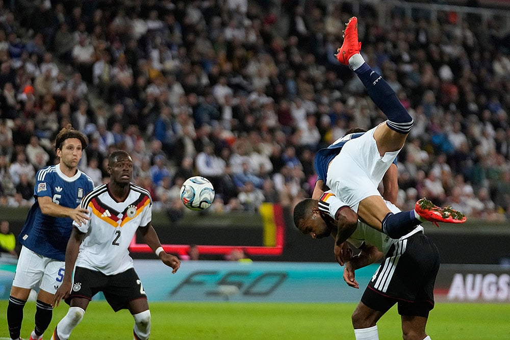 UEFA Nations League soccer: Greece vs Germany