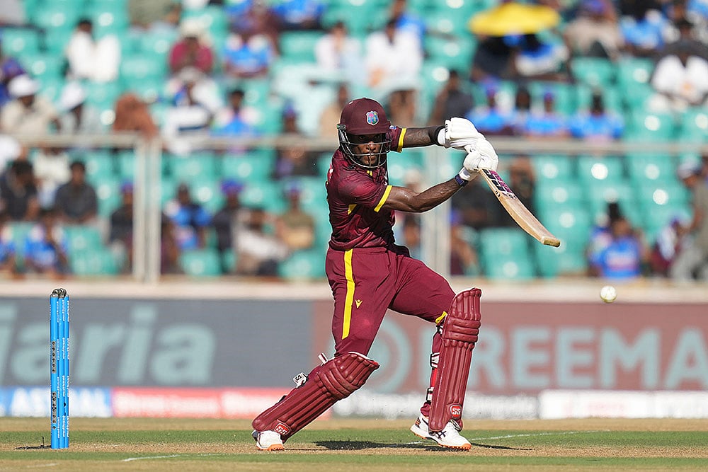 India vs West Indies 1st ODI Justin Greaves
