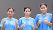 Sports Authority of India : The Indian Women's Sepaktakraw Team of Elangbam Lierentonbi Devi, Menenu Tsukru, and Langoljam Prity
