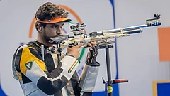 Rudrankksh Patil won three medals at the 2026 Asian Games. - gauravkalra75/X